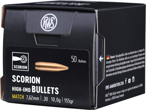 RWS .30 .308" 155Grain Scorion